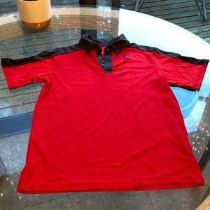 Boys small Nike Dry Fit short sleeve button up polo shirt